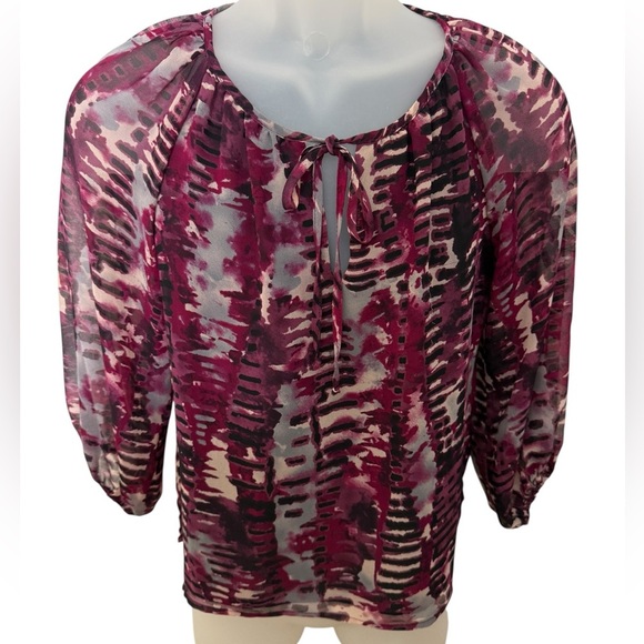 VERONICA M Magenta Blouse Women XS - Picture 1 of 5